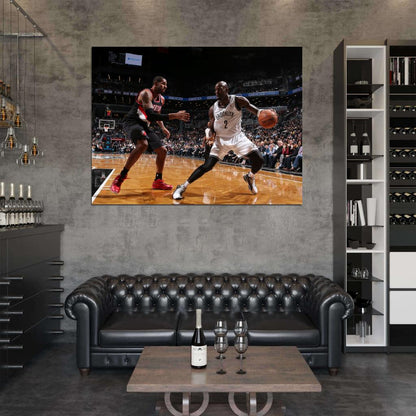 Kevin Garnett Basketball Sport Wall Art Print Poster