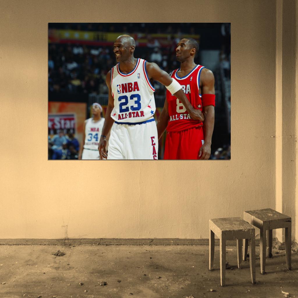 Michael Jordan All-Star Game 2003 Basketball Sport Wall Art Print Poster