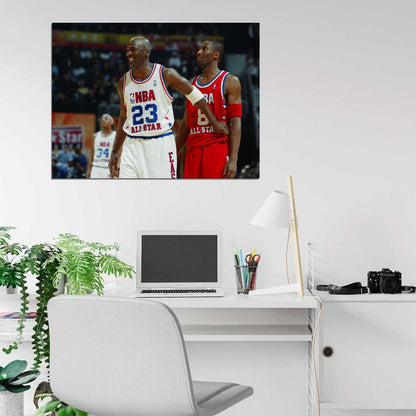 Michael Jordan All-Star Game 2003 Basketball Sport Wall Art Print Poster