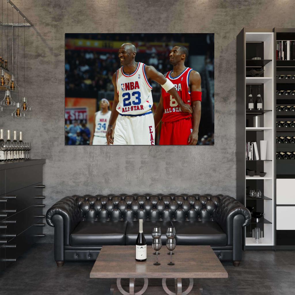 Michael Jordan All-Star Game 2003 Basketball Sport Wall Art Print Poster