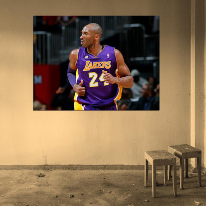 Black Mamba Los Angeles Basketball Sport Wall Art Print Poster