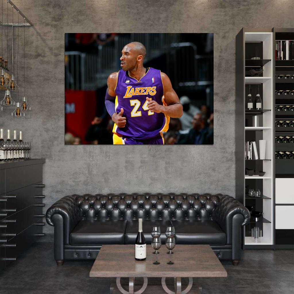 Black Mamba Los Angeles Basketball Sport Wall Art Print Poster