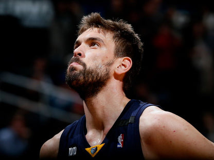 Marc Gasol Portrait Basketball Sport Wall Art Print Poster