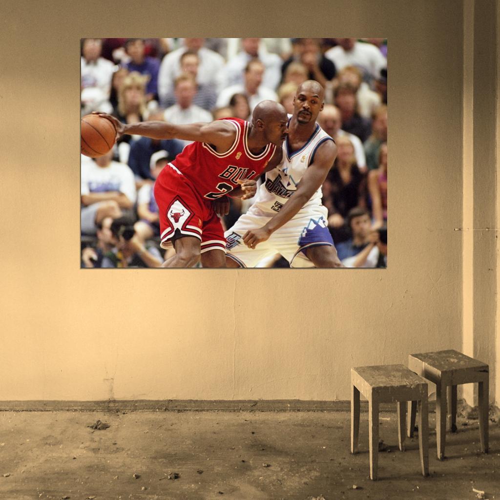 Michael Jordan Finals Basketball Sport Wall Art Print Poster