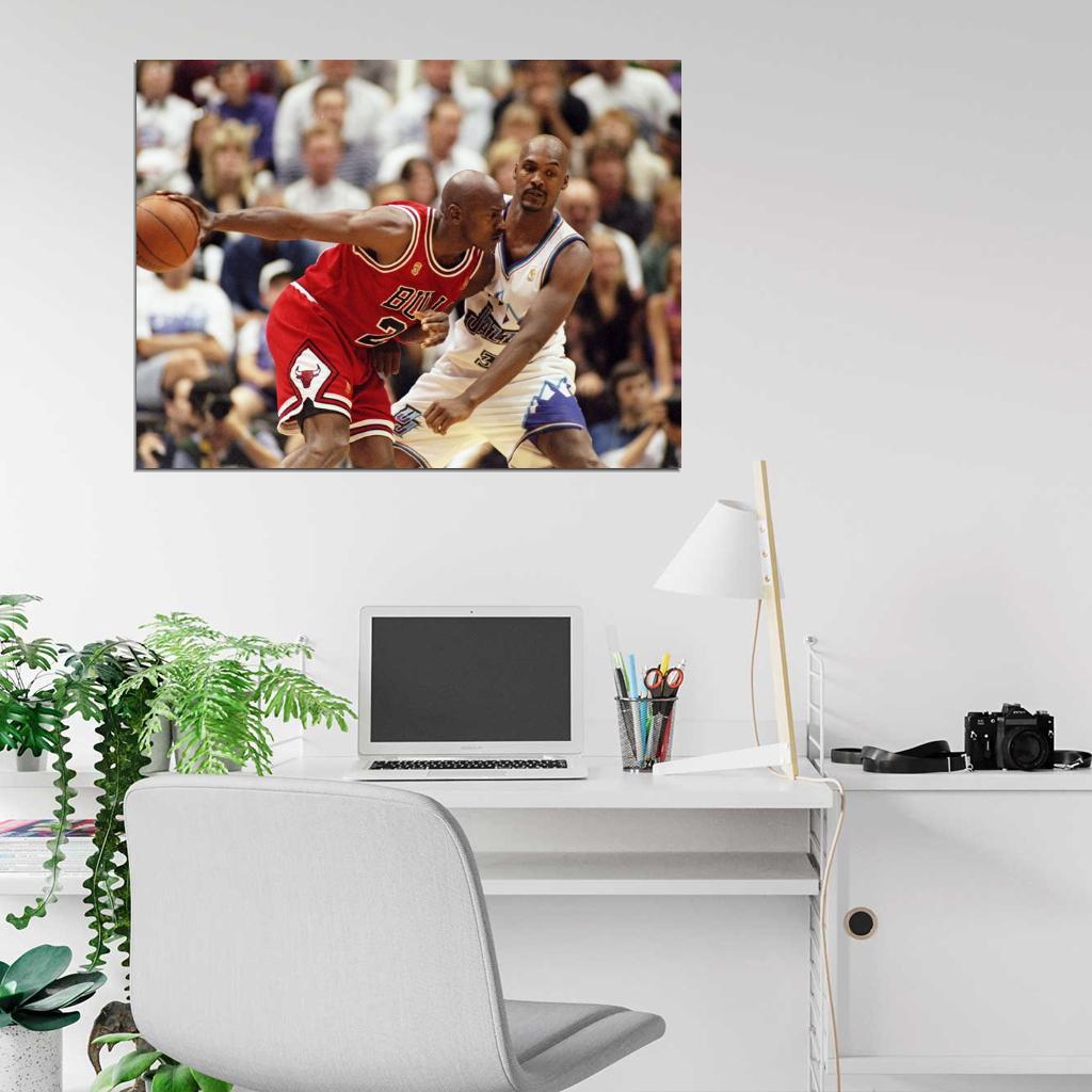 Michael Jordan Finals Basketball Sport Wall Art Print Poster