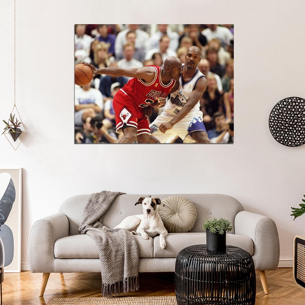 Michael Jordan Finals Basketball Sport Wall Art Print Poster