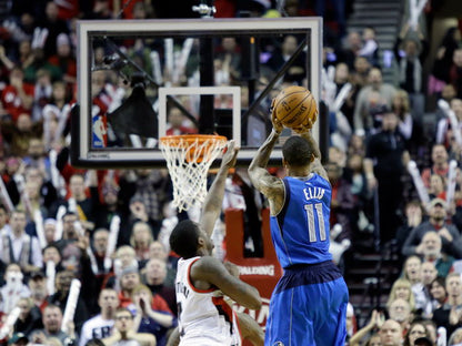 Monta Ellis Game-Winner Shot Buzzer Beater vs Portland 2013 Dallas Basketball Sport Wall Art Print Poster