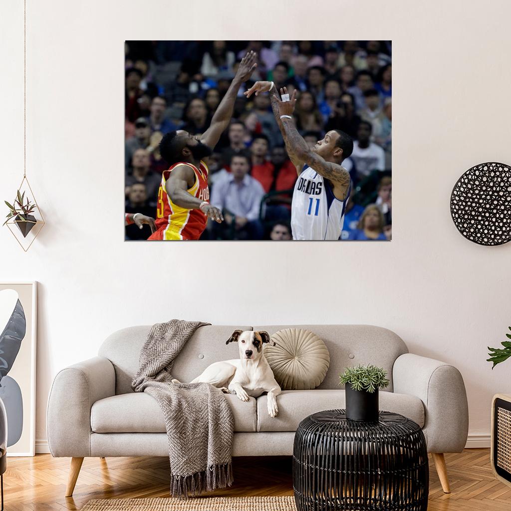 Monta Ellis Jump Shot Dallas Basketball Sport Wall Art Print Poster