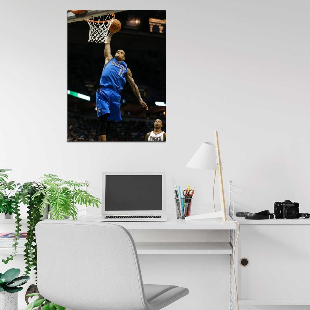 Monta Ellis Slam Dunk Dallas Basketball Sport Wall Art Print Poster