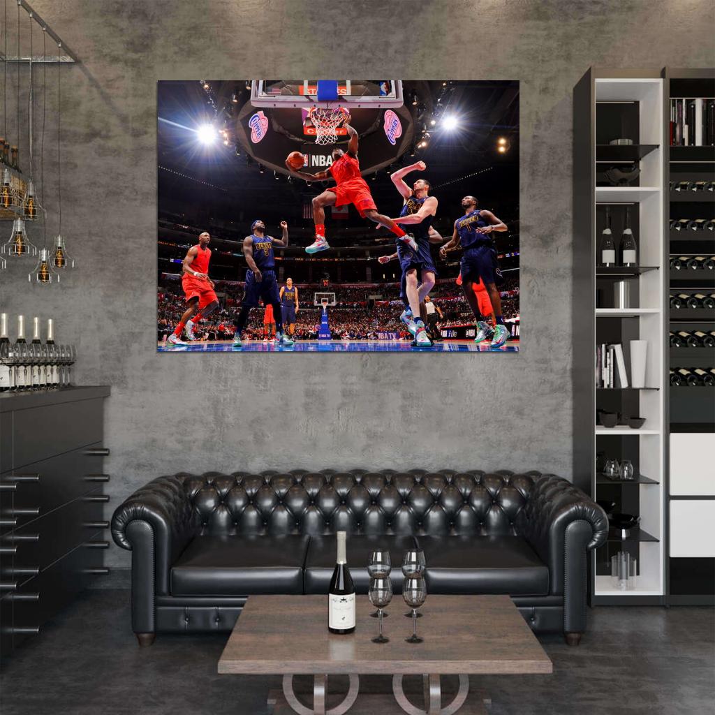 Eric Bledsoe Layup Basketball Sport Wall Art Print Poster