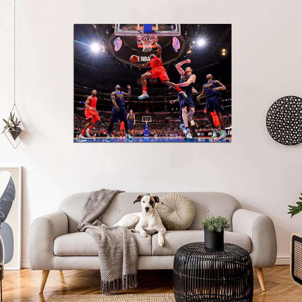 Eric Bledsoe Layup Basketball Sport Wall Art Print Poster