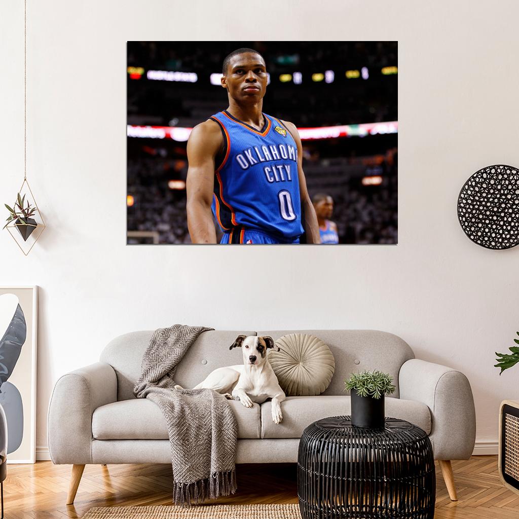 Russell Westbrook Basketball Sport Wall Art Print Poster