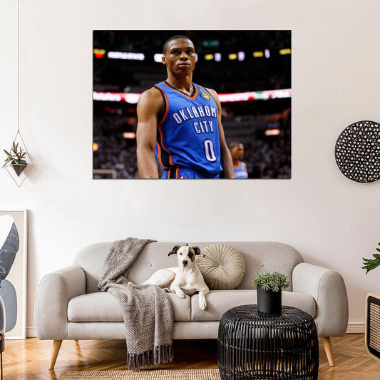 Russell Westbrook Basketball Sport Wall Art Print Poster
