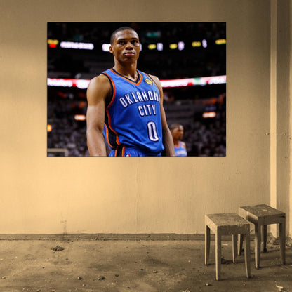 Russell Westbrook Basketball Sport Wall Art Print Poster