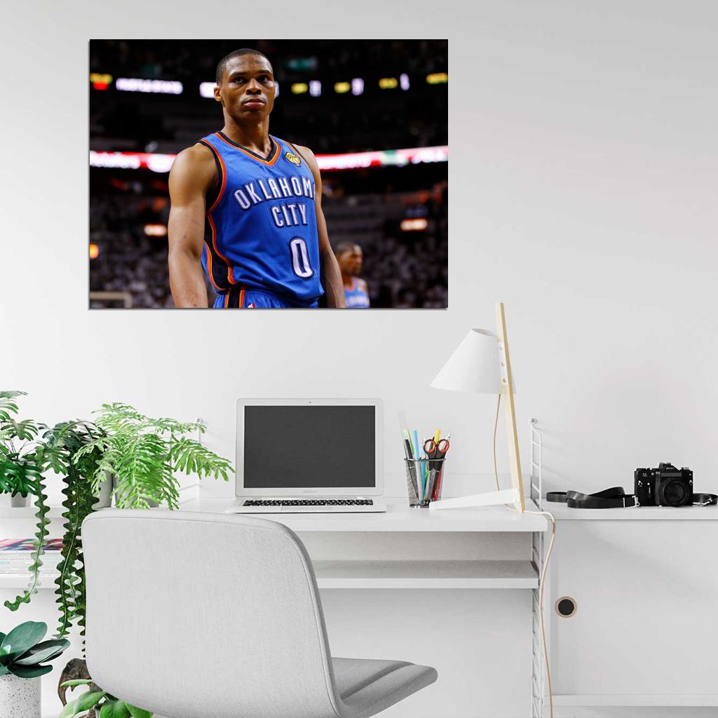 Russell Westbrook Basketball Sport Wall Art Print Poster