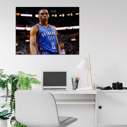 Russell Westbrook Basketball Sport Wall Art Print Poster