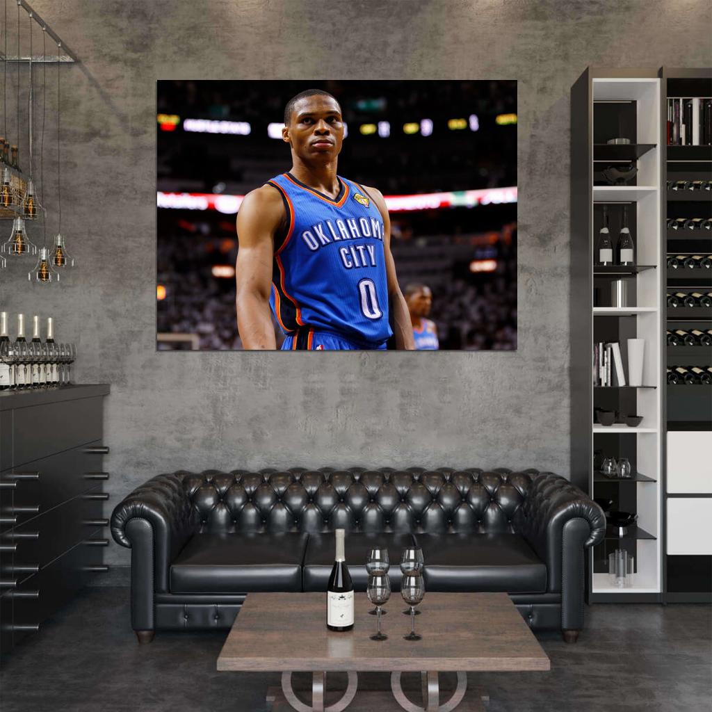 Russell Westbrook Basketball Sport Wall Art Print Poster