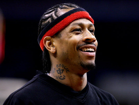 Allen Iverson Portrait Smile Basketball Sport Wall Art Print Poster