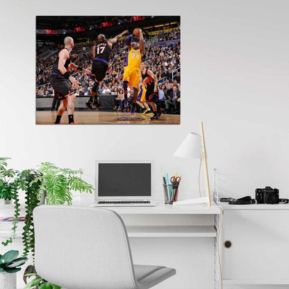 Black Mamba Fadeaway Los Angeles Basketball Sport Wall Art Print Poster
