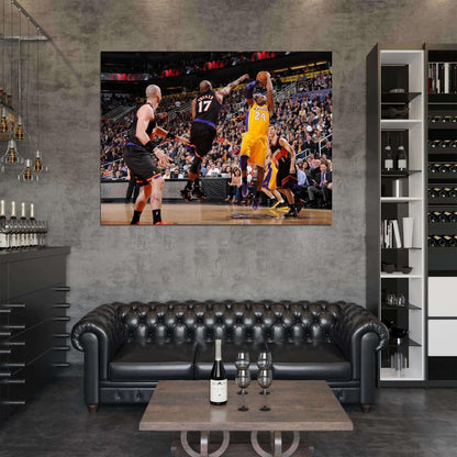 Black Mamba Fadeaway Los Angeles Basketball Sport Wall Art Print Poster