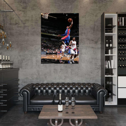 Josh Smith Slam Dunk Basketball Sport Wall Art Print Poster