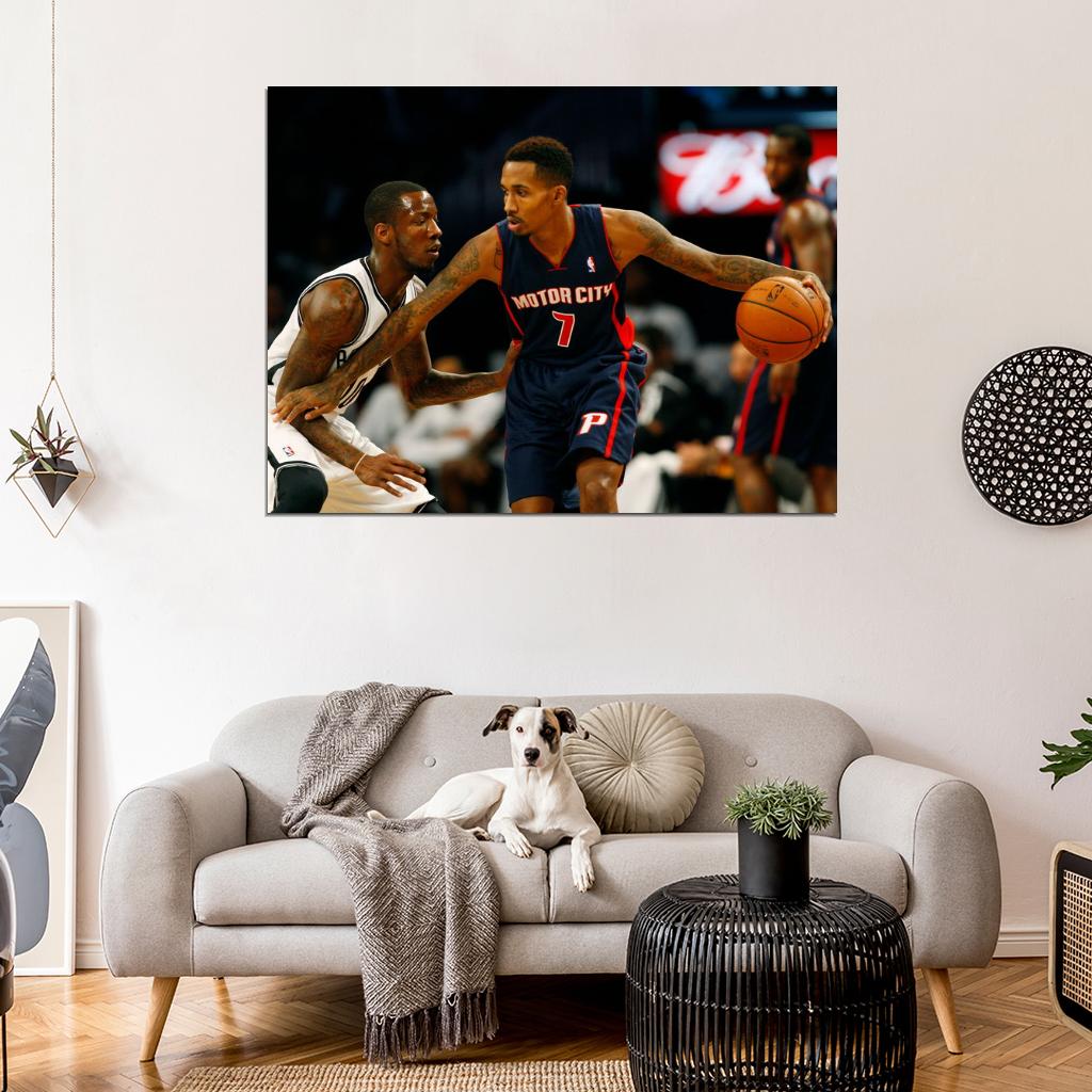 Brandon Jennings Motor City Basketball Sport Wall Art Print Poster