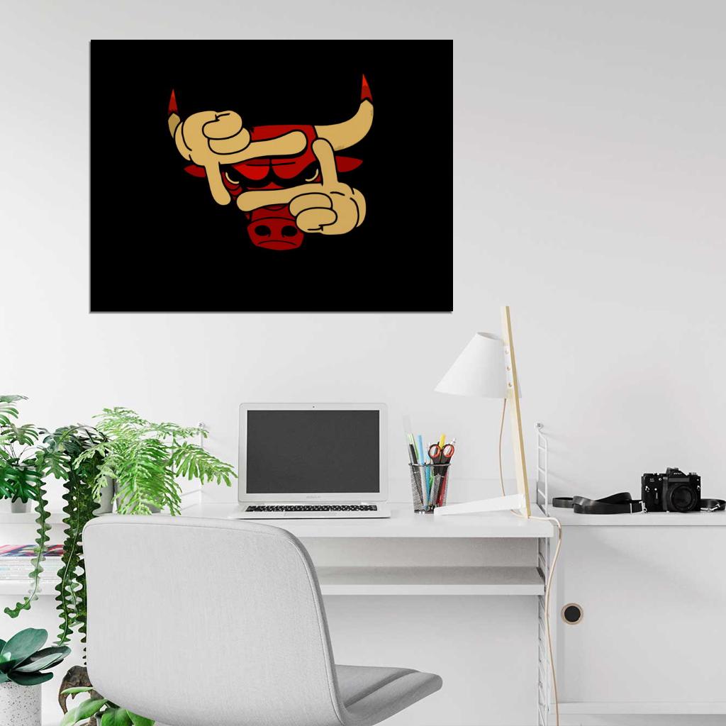 Logo Basketball Sport Wall Art Print Poster