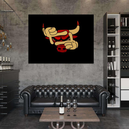 Logo Basketball Sport Wall Art Print Poster