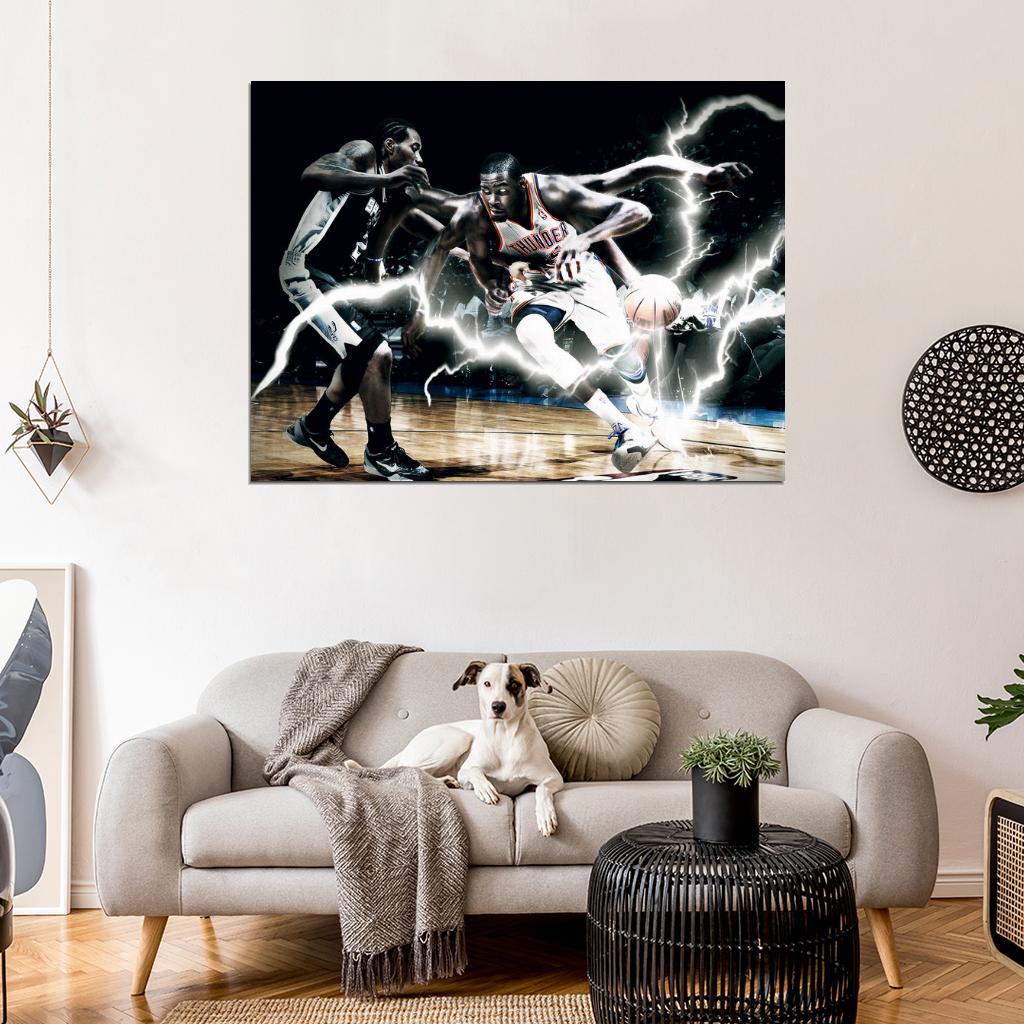 Kevin Durant Durantula Art Basketball Sport Wall Art Print Poster