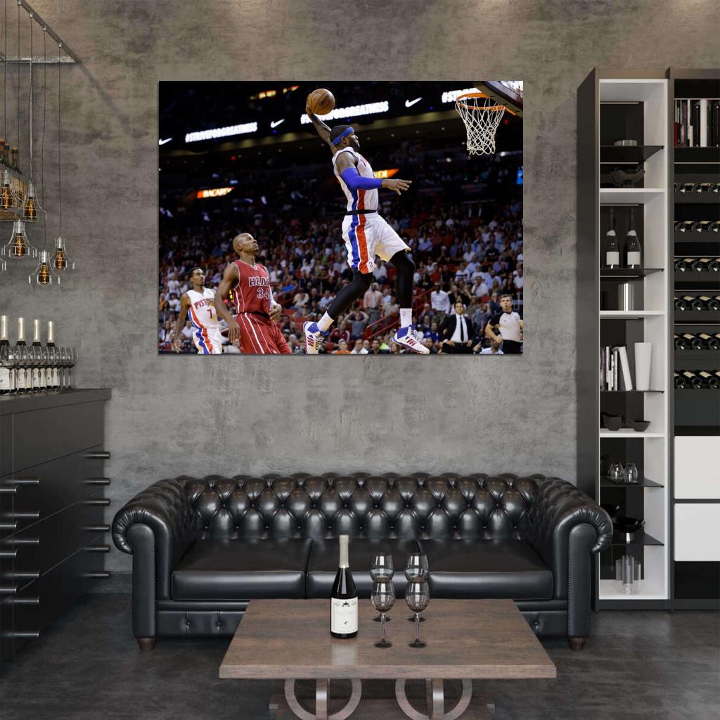 Josh Smith Slam Dunk Basketball Sport Wall Art Print Poster