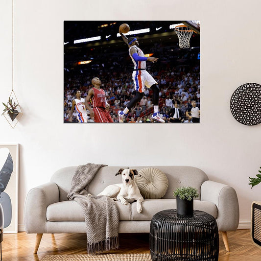 Josh Smith Slam Dunk Basketball Sport Wall Art Print Poster