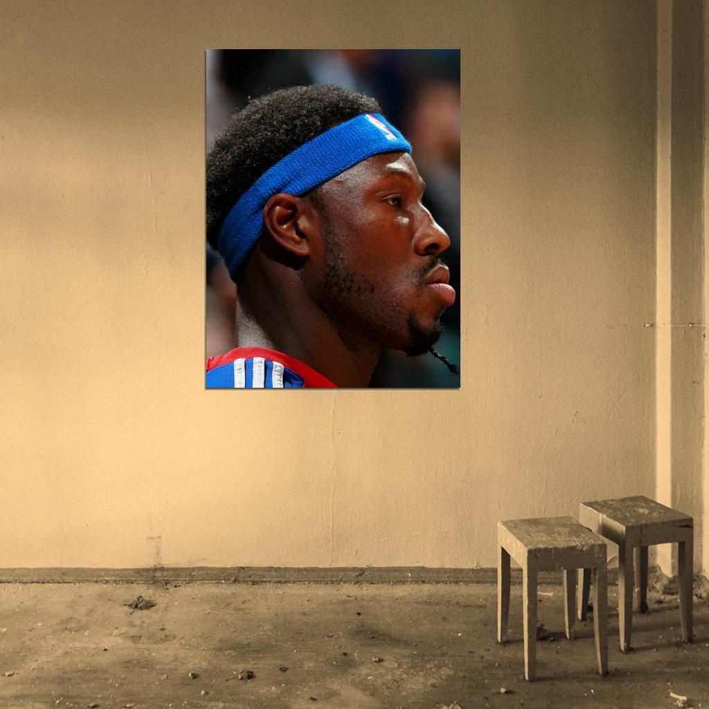 Big Ben Wallace Basketball Sport Wall Art Print Poster
