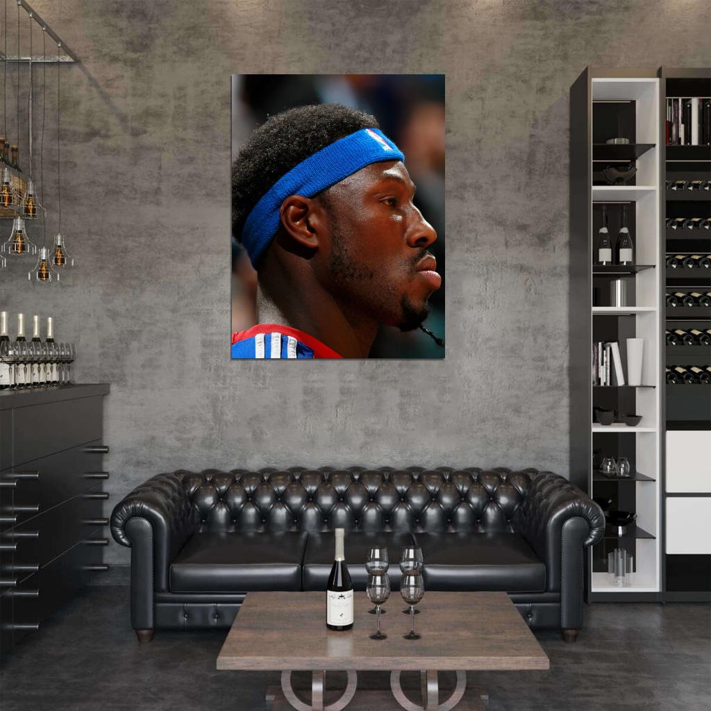Big Ben Wallace Basketball Sport Wall Art Print Poster