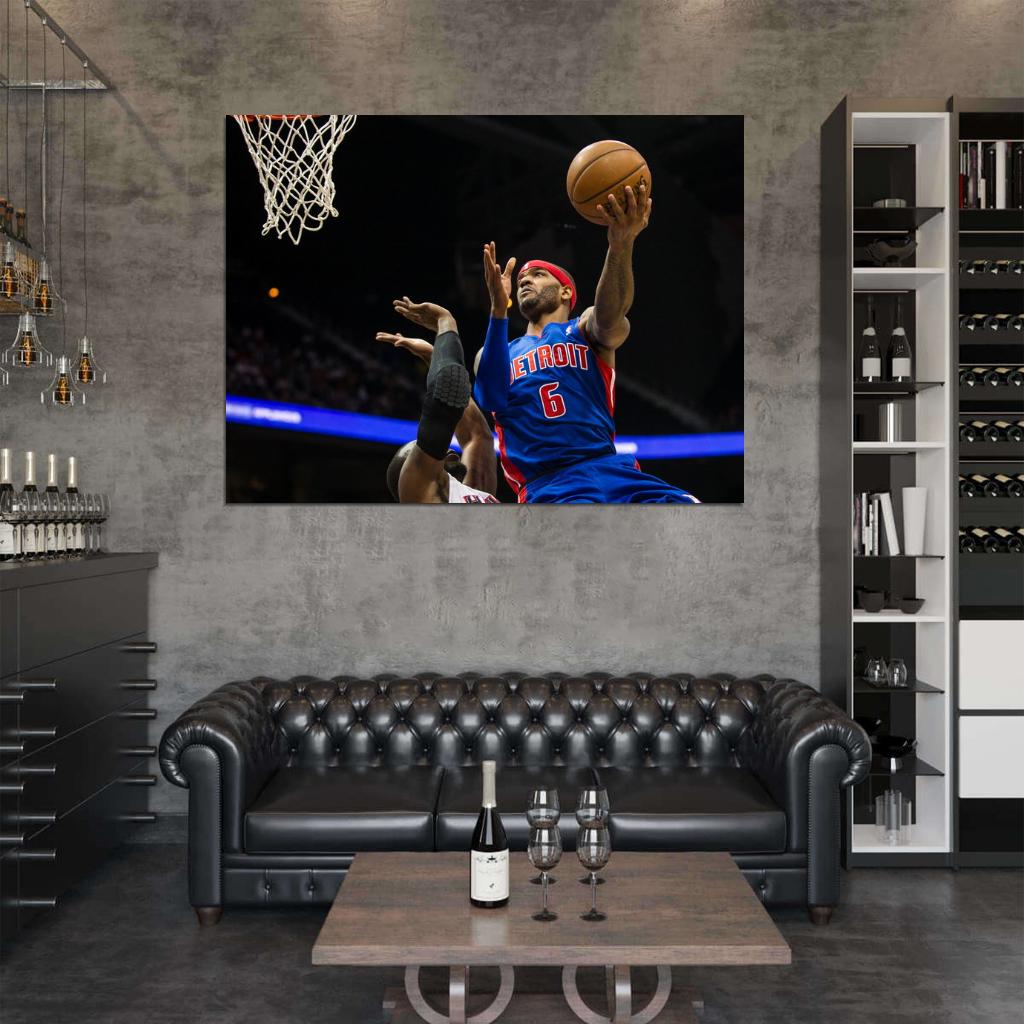 Josh Smith Layup Basketball Sport Wall Art Print Poster