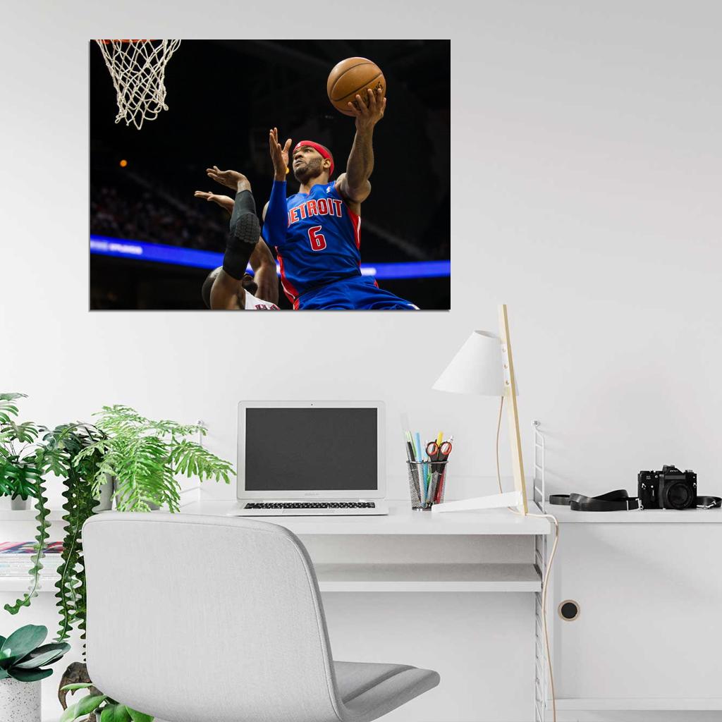 Josh Smith Layup Basketball Sport Wall Art Print Poster