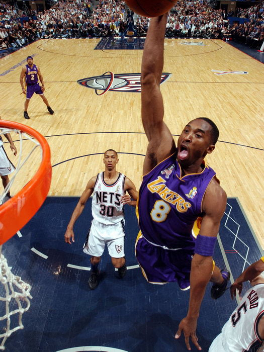 Black Mamba Slam Dunk Los Angeles Basketball Sport Wall Art Print Poster