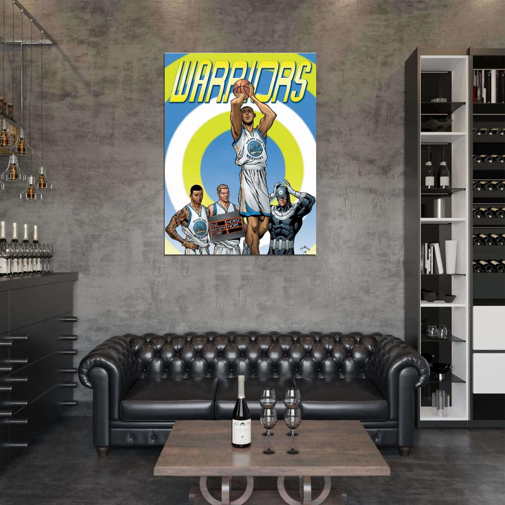 Stephen Curry Art Basketball Sport Wall Art Print Poster