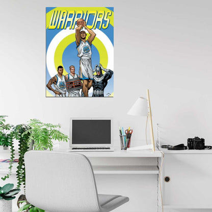 Stephen Curry Art Basketball Sport Wall Art Print Poster