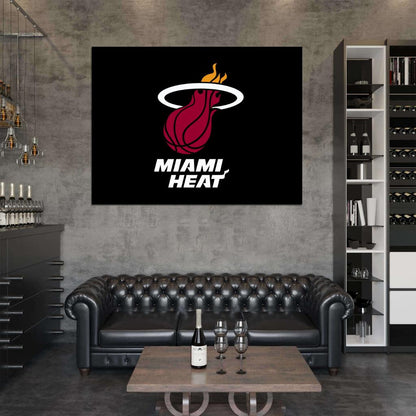 Logo Basketball Sport Wall Art Print Poster