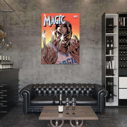 Dwight Howard Cool Magic Art Basketball Sport Wall Art Print Poster