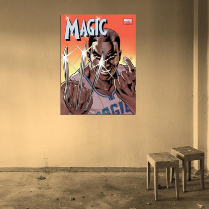 Dwight Howard Cool Magic Art Basketball Sport Wall Art Print Poster