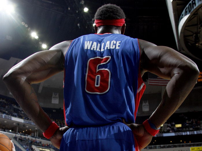 Big Ben Wallace Back Jersey Basketball Sport Wall Art Print Poster
