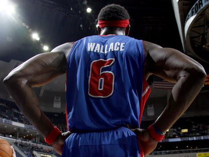 Big Ben Wallace Back Jersey Basketball Sport Wall Art Print Poster
