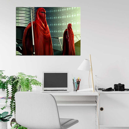 Emperor's Imperial Royal Guard Red Star Wars Art Wall Art Print Poster