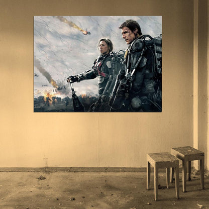 Edge of Tomorrow Tom Cruise Movie Wall Art Print Poster