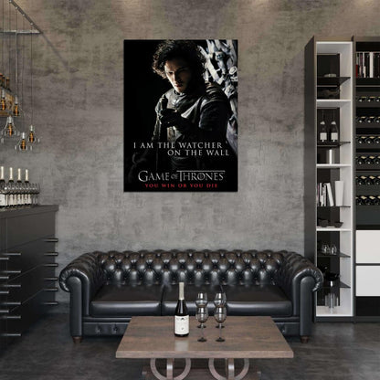 Game Of Thrones Jon Snow TV Show Series Wall Art Print Poster