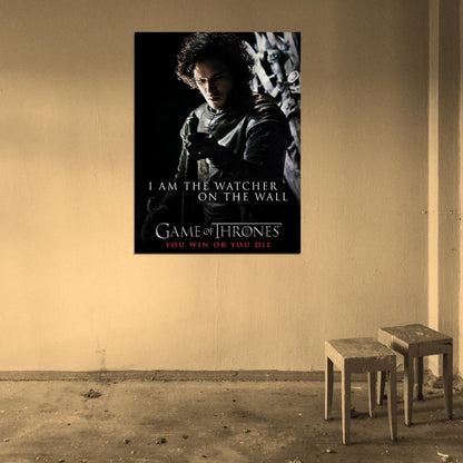 Game Of Thrones Jon Snow TV Show Series Wall Art Print Poster