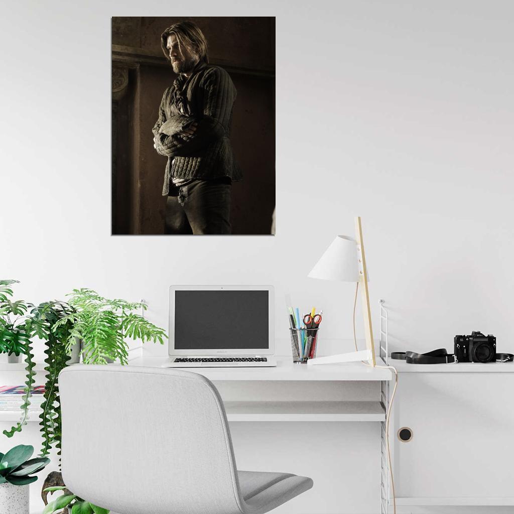Game Of Thrones Jaime Lannister Nikolaj Coster-Waldau TV Show Series Wall Art Print Poster