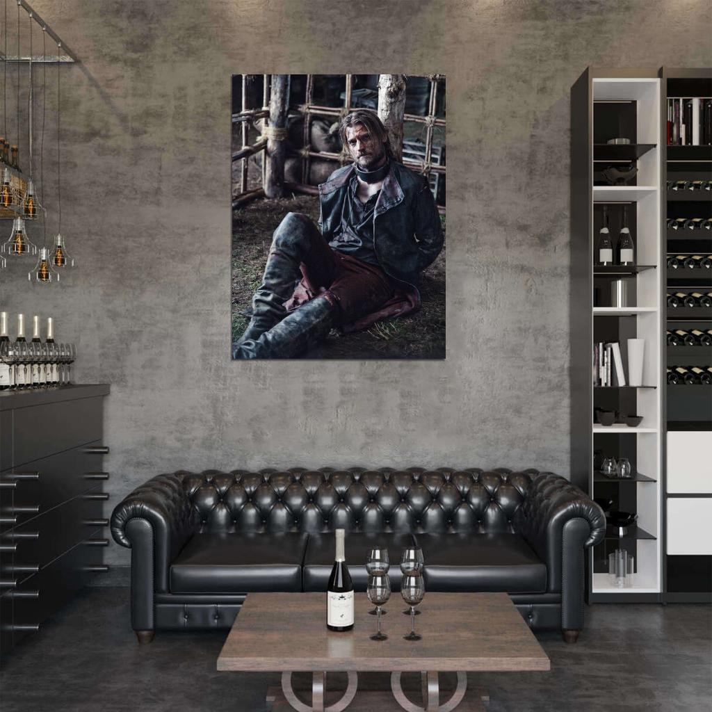 Game Of Thrones Jaime Lannister Nikolaj Coster-Waldau TV Show Series Wall Art Print Poster