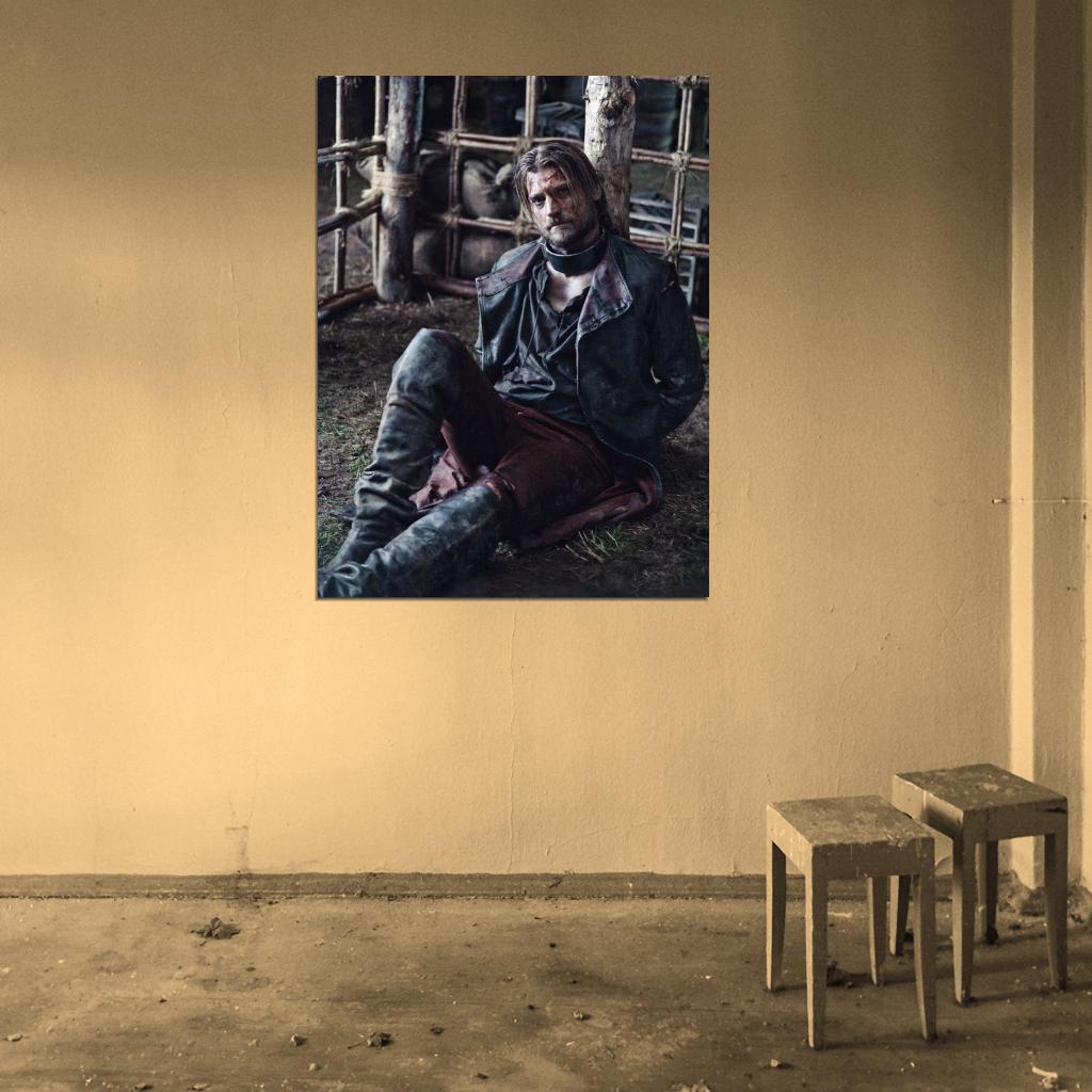 Game Of Thrones Jaime Lannister Nikolaj Coster-Waldau TV Show Series Wall Art Print Poster